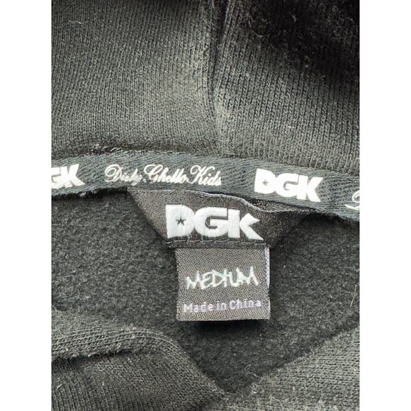 DGK Dirty Ghetto Kids Women's Black Rose Print Hoodie Sweatshirt - Size M - Picture 5 of 6